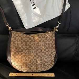 COACH Chelsea Hobo - Brown Signature,